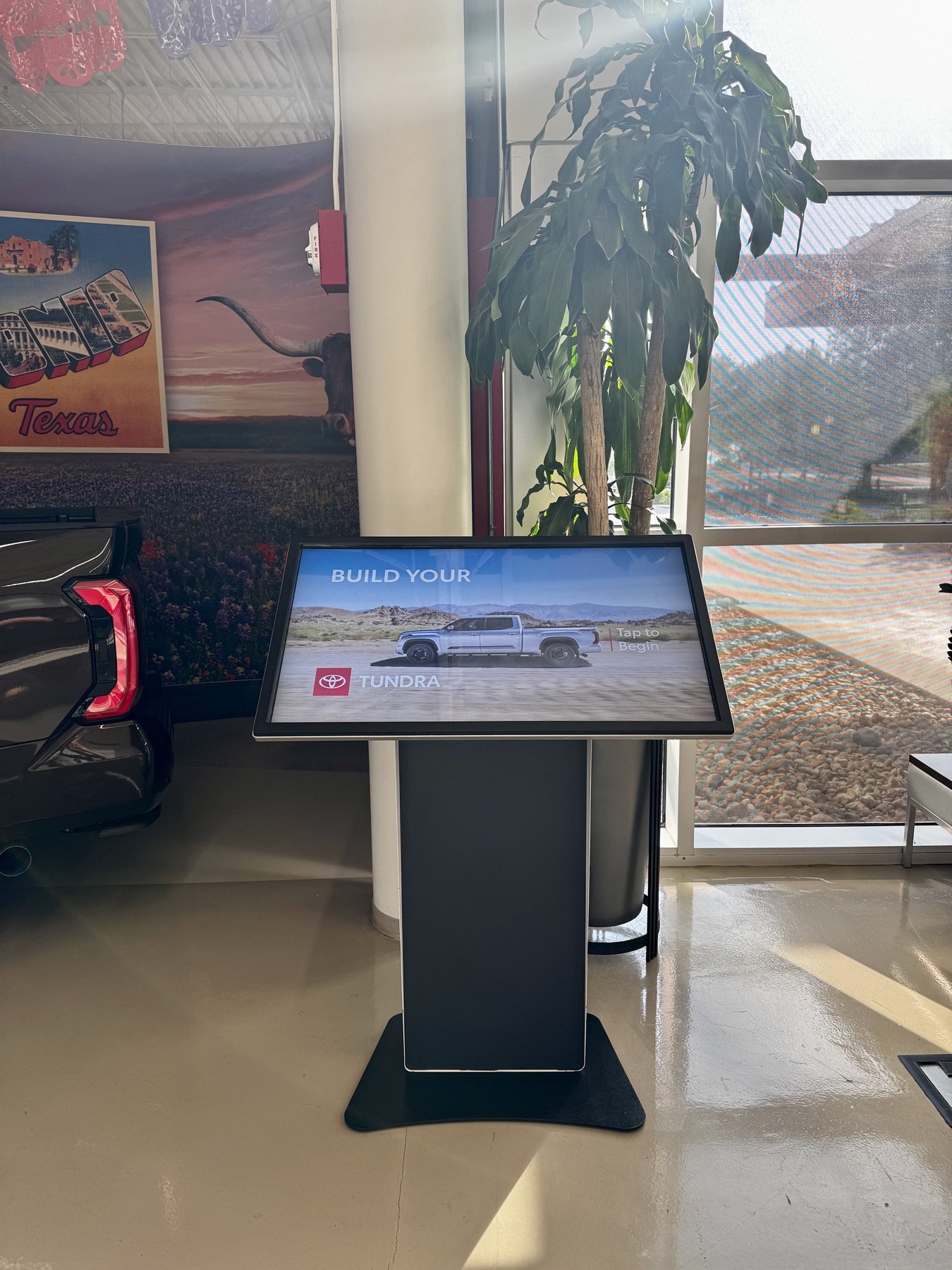 Interactive kiosk installation