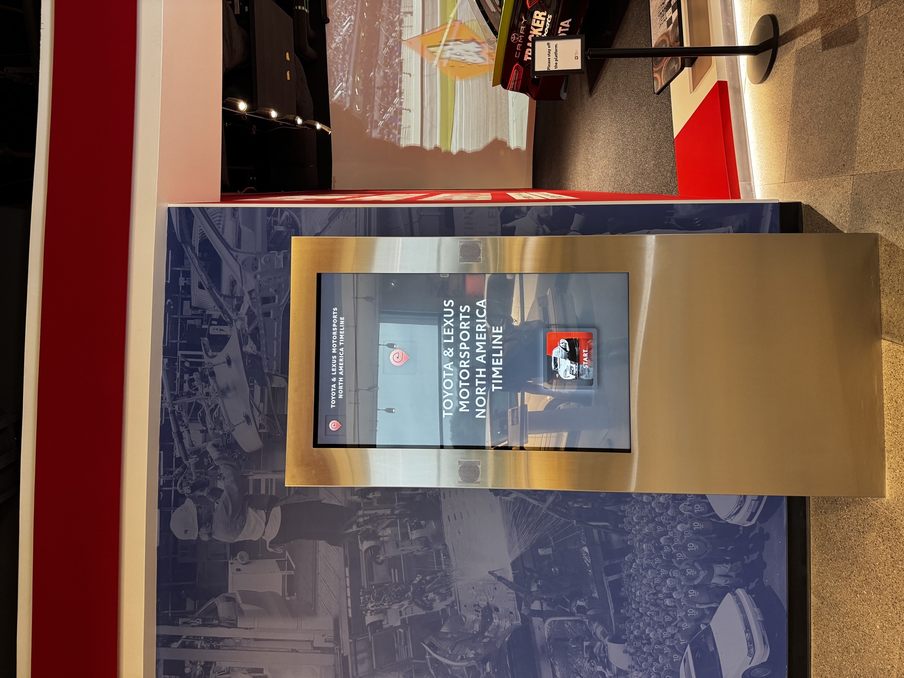 Wayfinding kiosk detail