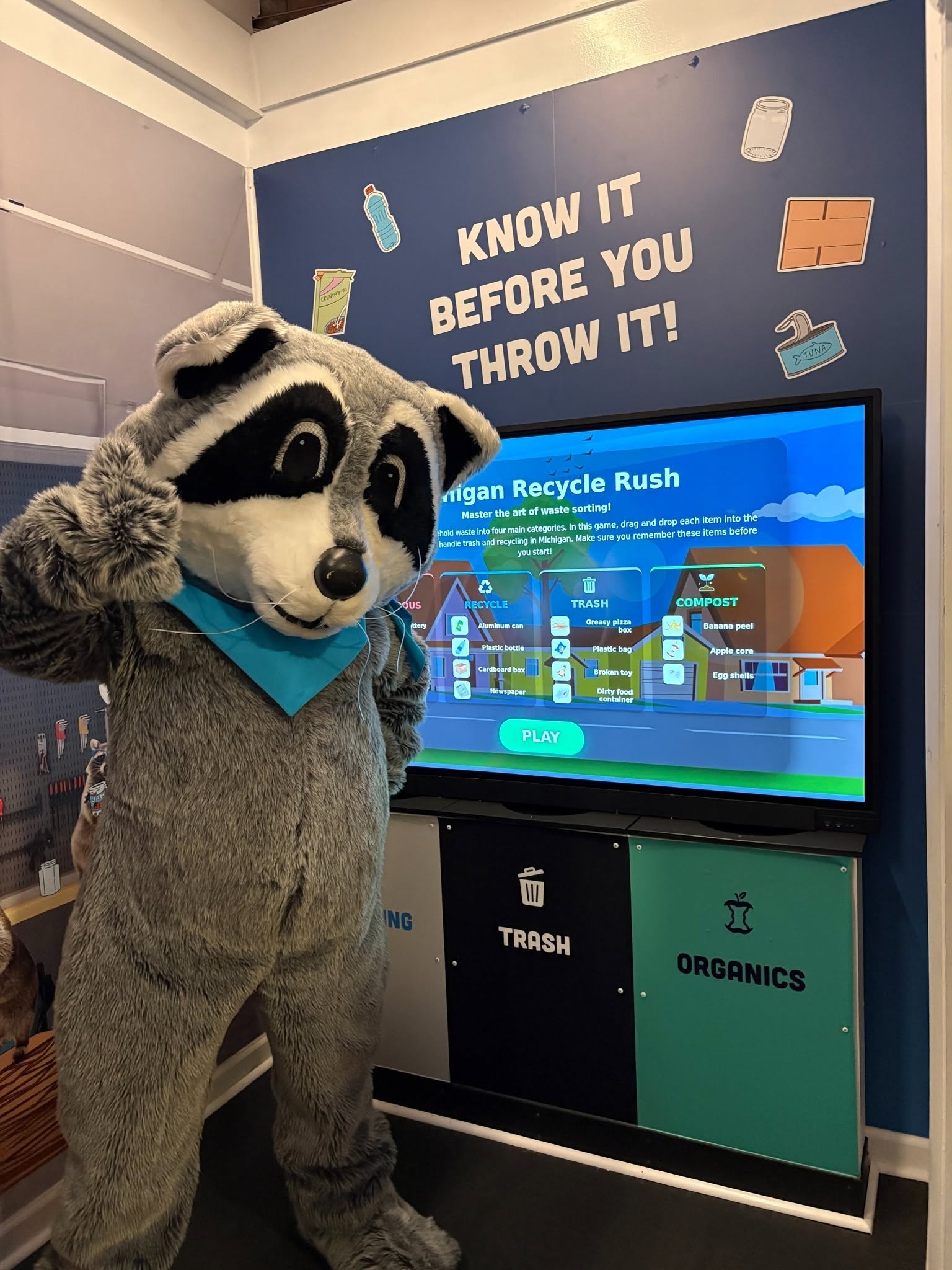 Recycling game with campaign